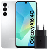 Samsung Galaxy A16 128GB White 4G + Samsung Charger 25W Black
