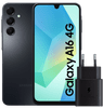 Samsung Galaxy A16 128GB Zwart 4G + Samsung Oplader 25W Zwart
