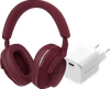Bowers & Wilkins Px7 S2e Red + BlueBuilt Power Delivery Charger with USB-C Port 20W White