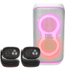 JBL Partybox 120 Wit + 2x JBL Partylight Beam
