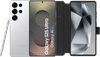 Samsung Galaxy S25 Ultra 256GB Wit 5G + BlueBuilt Book Case Zwart