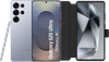 Samsung Galaxy S25 Ultra 1TB Zilver 5G + BlueBuilt Book Case Zwart