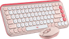Logitech Pop Icon Combo Keyboard and Mouse Set Pink