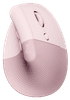 Logitech Lift Vertical Ergonomic Mouse Pink