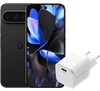 Google Pixel 9 Pro 256GB Zwart 5G + BlueBuilt Oplader 30W Wit