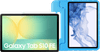 Samsung Galaxy Tab S10 FE 10,9 inch 256GB Wifi Zilver + Just in Case Kids Cover Blauw
