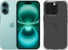 Apple iPhone 16 128GB Green + BlueBuilt Protective Back Cover Transparent