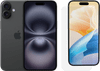 Apple iPhone 16 128GB Zwart + BlueBuilt Screenprotector Glas
