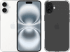 Apple iPhone 16 Plus 256GB Wit + BlueBuilt Protective Back Cover Transparant