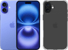 Apple iPhone 16 Plus 512GB Blue + BlueBuilt Protective Back Cover Transparent