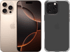 Apple iPhone 16 Pro Max 1TB Desert Titanium + BlueBuilt Protective Back Cover Transparant