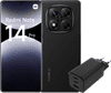 Redmi Note 14 Pro 256GB Zwart 5G + BlueBuilt Oplader met 3 Usb Poorten 65W Zwart