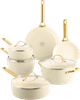 GreenPan Padova Reserve Cookware Set 10-piece Cream White