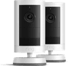 Ring Outdoor Cam Plus Battery White Duo Pack
