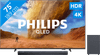 Philips 75 inches PUS7800 QLED 4K (2025) + JBL Bar 2.1 Deep Bass M2 Black