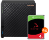 ASUSTOR AS1104T + Seagate Ironwolf 16TB (4x4TB)
