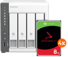 QNAP TS-433-4G + Seagate IronWolf 32TB (4x 8TB)