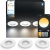 Philips Hue Adore Recessed Spot Light Bathroom White Ambiance White 3-pack