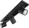 Philips Hue Runner Mounted Spot Light White Ambiance - 3 Spots - Black + Dimmer