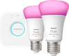 Philips Hue White and Color Starter Pack with 2 Lights + Bridge