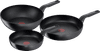 Tefal Hard Titanium Pro Koekenpannenset 24 + 28 cm + Wokpan