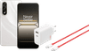 OnePlus Nord 5 256GB White 5G + OnePlus SuperVOOC Charger 80W with 2 Ports + USB-C Cable