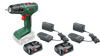 Bosch EasyDrill 18V-40 2,5 Ah Accu (2x) Starterspakket
