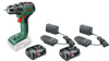 Bosch UniversalDrill 18V-60 2,5 Ah Accu (2x) Starterspakket