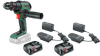 Bosch AdvancedDrill 18V-80 2,5 Ah Accu (2x) Starterspakket