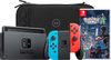 Nintendo Switch Rood/Blauw + Pokémon Legends: Z-A + BlueBuilt Beschermhoes