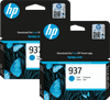 HP 937 Cartridge Cyaan (2 stuks)