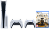 PlayStation 5 Slim Disc Edition + Ghost of Yotei + Extra Controller White