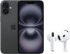Apple iPhone 16 128GB Black + AirPods 4 Active Noise Cancellation