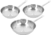 Demeyere Cosi 3 Stainless Steel Frying Pan Set 24cm + 28cm + 32cm