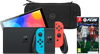 Nintendo Switch OLED Blue/Red + EA Sports FC 26 + BlueBuilt Travel Case