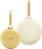 GreenPan Padova Reserve 20 + 26 cm koekenpannenset Sunshine Yellow