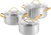 GreenPan Padova Reserve 3-ply Stainless Steel Cooking Pot Set 6-piece