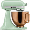 KitchenAid Artisan Mixer 5KSM125EPT Groen + Design Mengkom Koper