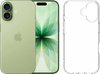 Apple iPhone 17 512GB Green + BlueBuilt Protective Back Cover Transparent