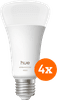 Philips Hue A67 White and Color 1600lm E27 4-Pack
