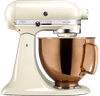 KitchenAid Artisan Mixer 5KSM125EIB Almond Cream + Design Mixing Bowl Copper