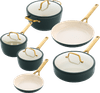 GreenPan Padova Cookware Set 10-piece Pine Green