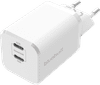 BlueBuilt Power Delivery Charger with 2 USB-C Ports 65W White