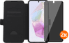 BlueBuilt Samsung Galaxy A36 Book Case Zwart + Privacy Filter Screenprotector Duo Pack