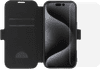BlueBuilt Apple iPhone 16 Pro Book Case Leer Zwart + Screenprotector Glas