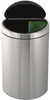 Brabantia Touch Bin Recycle 10 + 23 Liter RVS Mat