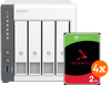 QNAP TS-433-4G + Seagate Ironwolf 2TB 4-Pack