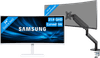 Samsung ViewFinity S6 LS34C650TAUXEN + BlueBuilt Monitorarm voor 1 Ultrawide Monitor