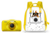 Nikon Coolpix S32 Yellow + Rugzak