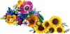 LEGO Veldbloemen en Zonnebloemen Set 10313 + 11502